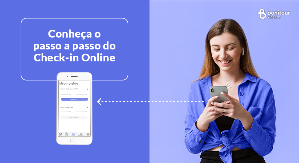 Passo a passo: como realizar o Check-in Online através do site e aplicativo da Bonitour